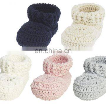 Kids 2015 new arrival fashionable hot-selling acrylic knitted baby shoes