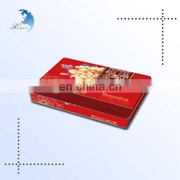 Square mooncake metal tin box