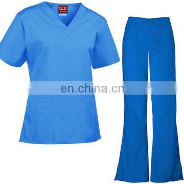 High Qualitity New style female Medical nurse scrub suit design in hospital uniform