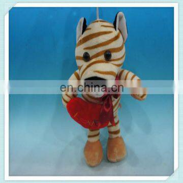 Little Tiger Plush Mini Toy with Heart