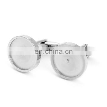 Stainless Steel Cufflinks Blank