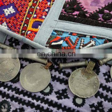 Indian Tribal Banjara Clutch Bag Gypsy Embroidery Vintage Banjara Clutch Cotton Hand Bag photo-2
