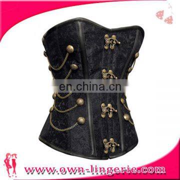 New Arrival Steampunk Gothic Corset Overbust Embroidery Tops Corset photo-5