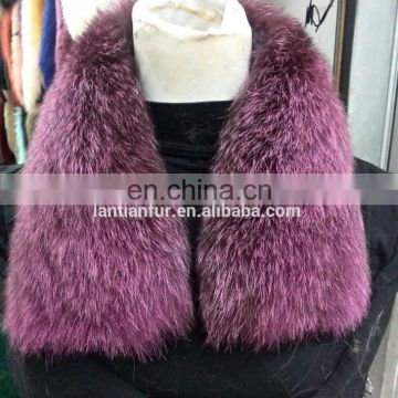 fox fur collar fur trimming