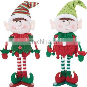 Beautiful Cartoon Boy And Girl Couple Soft Stuffed Elf Doll Toy Christmas Plush Elf