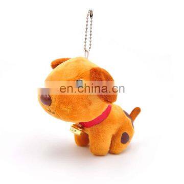 OEM Custom Company LOGO Animal Dog Plush Stuffed Toys Key Chain Souvenir