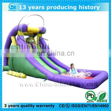 good inflatable purple water slide