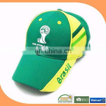 5 Panel cheap wholesale baseball cap hats for world cup 2014