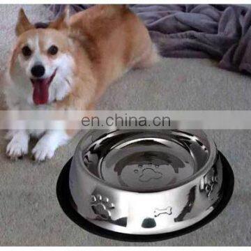 High quality cheap non - skid dog feeder dog bowl