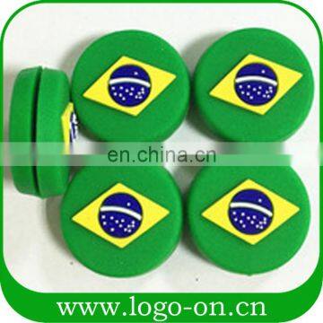 New 2017 Soft Silicone Customer Logo Vibration Tennis Dampener