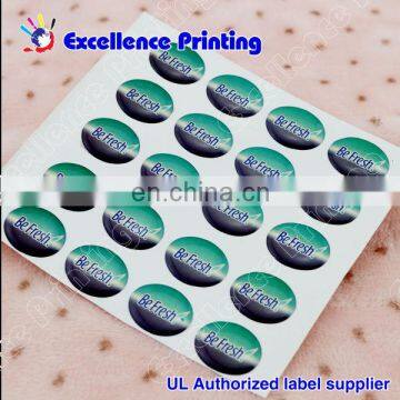Waterproof Epoxy Sticker,3m Epoxy Sticker,custom Domed Epoxy Stickers