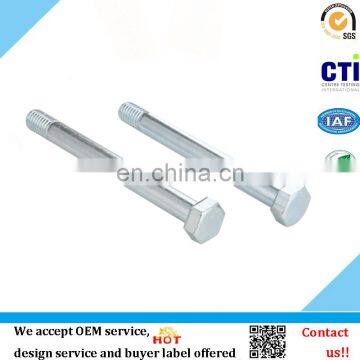 Zinc plated hexagon screws and bolt, fastener manufacturer lock screw