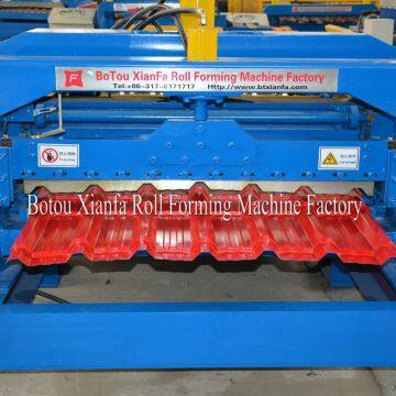 Color Glazed Roofing Steel Tiles Forming Machine