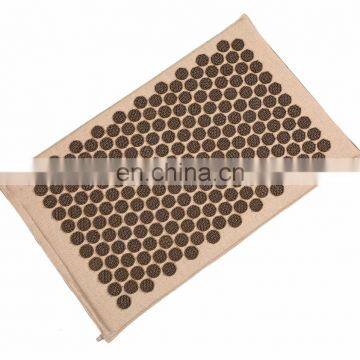 High Quality Private Label Coconut Fiber Plastic Spike Back Neck Pain acupressure mat set