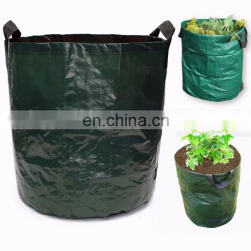 Wheelbarrow Bag Made of Clear Green Polyethylene Tarpaulin Sheeting