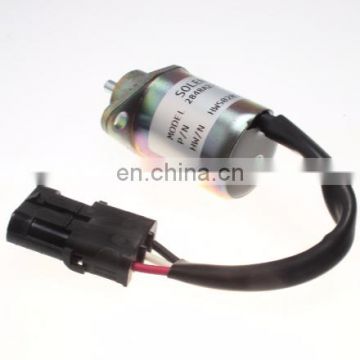 12V/24V Fuel throttle solenoid 2848A275 2848A271 2848A279 for 700 series 704-26 704-30 704-30T