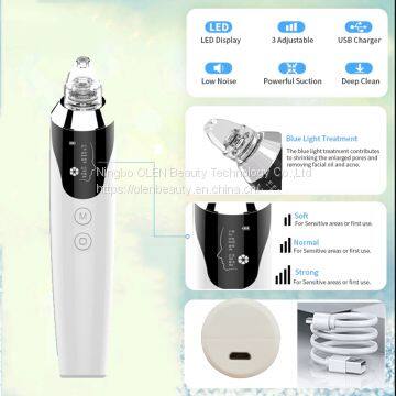 2020 OLEN Home Use Portable Facial BlackHead Spot Acne Remover Machine Cleanser Comedo Cleaner for Black Head Removal Vacuum Device