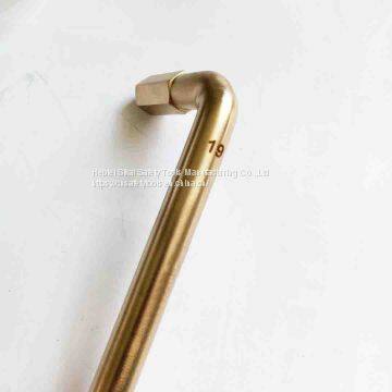 Hebei sikai manufacturer non sparking safety hand tools Wrench hex Key 19mm Aluminum bronze