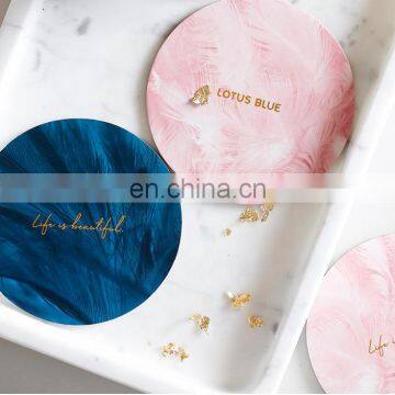 China Supplier Personalized Felt Natural Printing Coaster Manufacturer photo-4