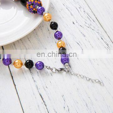 Kids Necklace + Bracelet Set Halloween Girl Chunky Bubblegum Bead Jewelry Accessories 2pcs Set photo-4