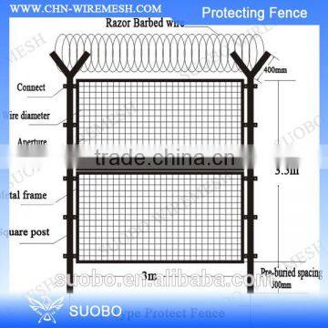 Qym-Welded Mesh Fence/ PVC Coated Fence/Garden Fence