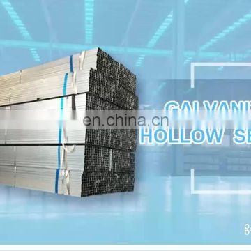 Pre Galvanized GI 50x50x2mm Steel Box Section SHS Square Tube Steel