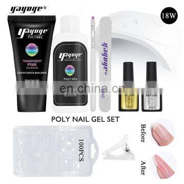 Acrylic Nail Kit for Beginners Cheap Nail Extension Poly Gel Set From Yayoge photo-5