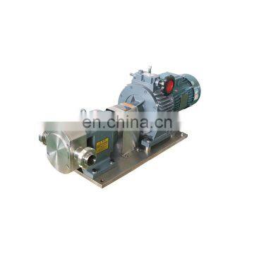 316l Rotary Lobe Pumps Sanitary Stainless Steel Positive Displacement Pumps Lobe Rotor Pump photo-2