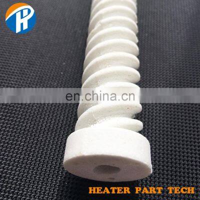 Ceramic MgO Spiral groove Tube for wire winding