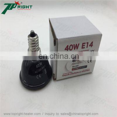 Safty Ceramic Infrared Heater Lamp Heating Element at Flat Bottom in 85*110mm at 220V /100W photo-4