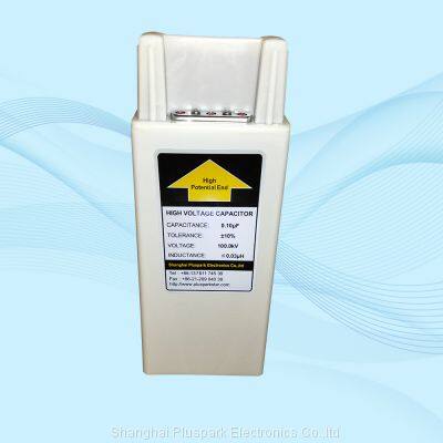 high voltage capacitor 0.1uF 100kV ,100nF 100000VDC Pulse capacitor