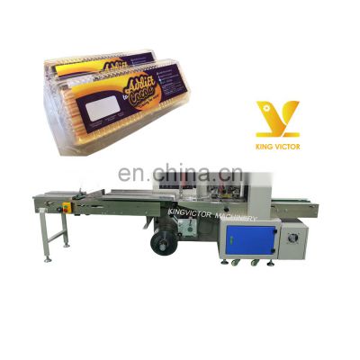 automatic kek lapis sarawak cake packing packaging machine price designed