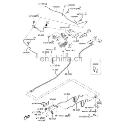 Load Sensing Valve Assy For MAZDA BT-50 2011 UC3A-43-900 UC2M-43-900