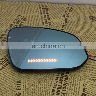 Panoramic rear view blue mirror glass Led turn signal Heating blind spot monitor for Audi RS6,2pcs