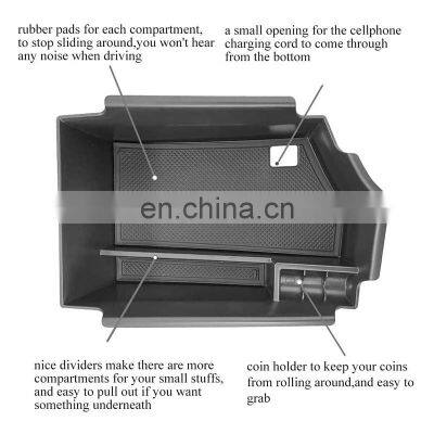 Interior Accessories Parts Silicone Armrest Rest Storage Box Center Control Console Organizer Tray For Infiniti Qx50 2019-2021 photo-3