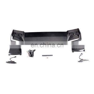 For Mercedes Ben z G500 G55 G65 G469 G63 modified carbon fiber front roof spoiler with double lights