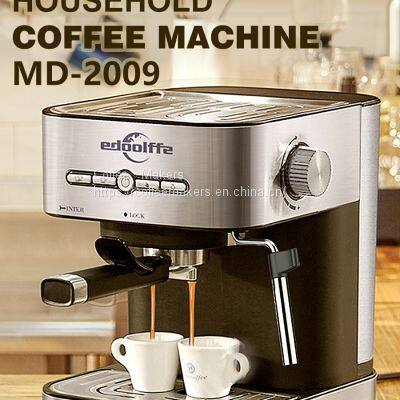 15bar extraction espresso machine household coffee machine steam milk brewing semi-automatic coffee machine