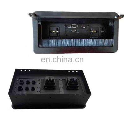 Power Connection Box Convenience Hidden Desktop Smart Power Electric Socket Outlet for Conference/office photo-3