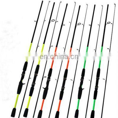 in stock 2 section Spinning  fiberglass lure boat fishing rod  glass fiber fishing surf rod