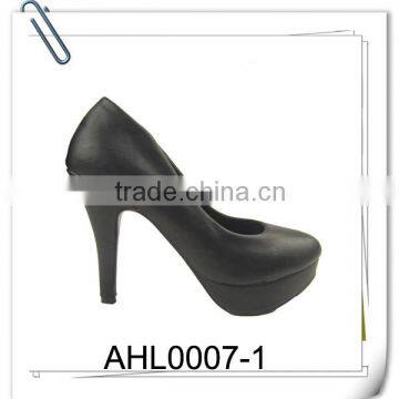 high heel plain platform ladies dress shoes