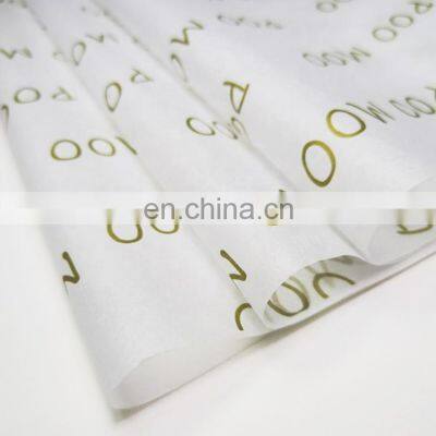 Black Luxury Or Gold Logo Packaging Acid Free Fancy Art Paper Greeting Card Offset Kraft Tissue Wrapping Packaging Paper