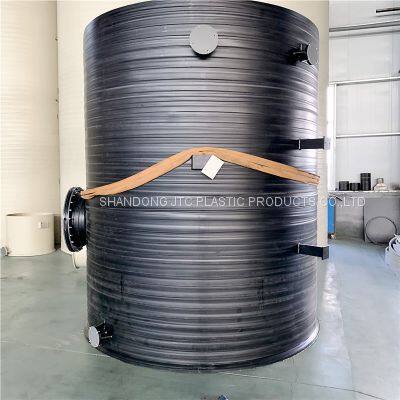 Chinese Factory HDPE 100 tank for Acid Alkaline Waste Water Mixing tank with Agitator Chemical Resistant