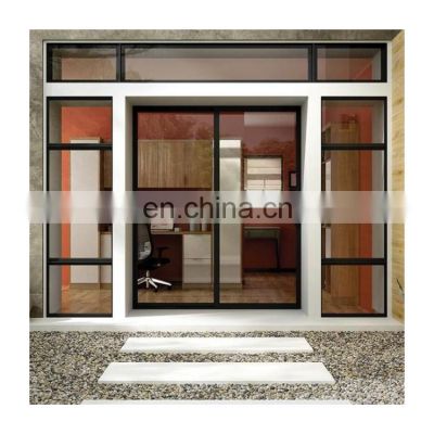 2021 hot sale customized frameless aluminum sectional interior noiseless sliding door design with glass