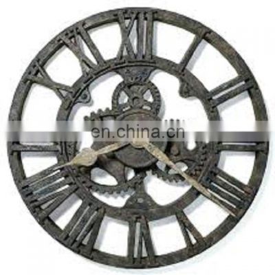 aluminium metal designer wall clock