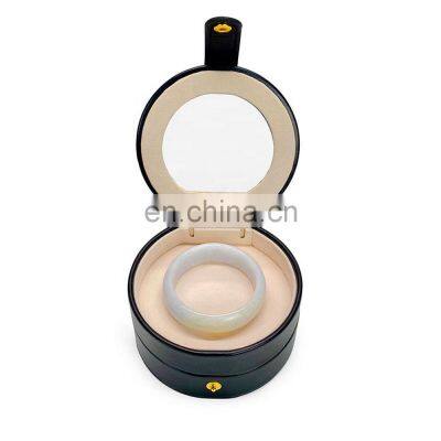 Travel Jewelry Box Organizer,PU Leather Small Jewelry Storage Case, Earring, Ring, Necklaces -Best Gifts for Girls Women photo-4