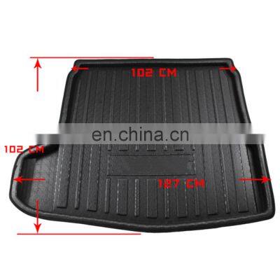 Black Rear Trunk Cover Cargo Mats Seat Floor Protector For Mazda3 Sedan 2014-2018