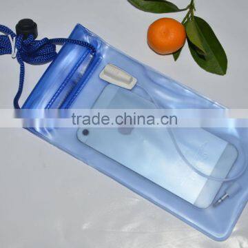 pvc waterproof zip lock bag for mobile phone waterproof case waterproof pouch