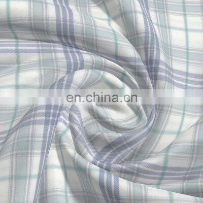 China Made Elegant Design Polyester Rayon Yarn Dyed Flannel Fabric For Garments