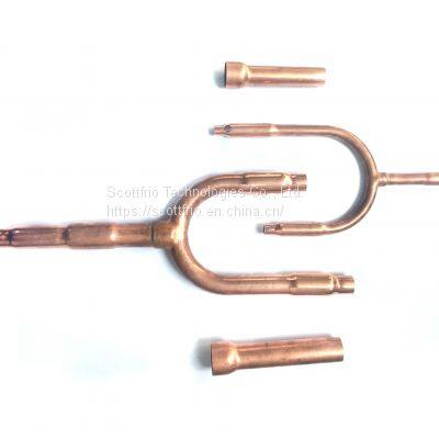Refnet Joint Copper Branch Pipe Fitting For Daikin VRV Air Conditioning SF-KHP26NC22T photo-3