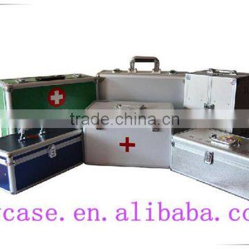 mini travel first aid kit,empty emergency aluminum medical kit factory in China